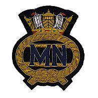 Merchant Navy Wire Blazer Badge